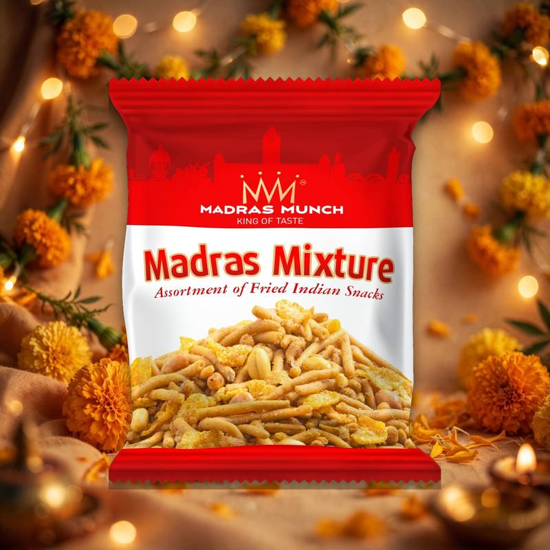 Madras Munch Madras Mixture package